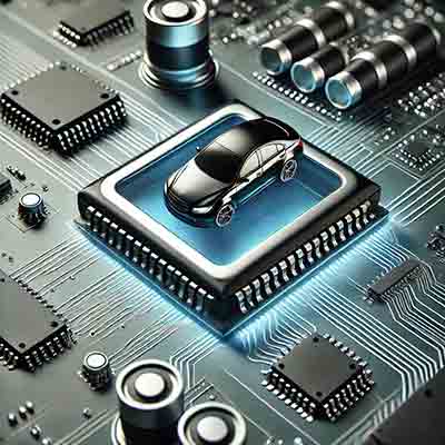 Chips used in electric vehicles